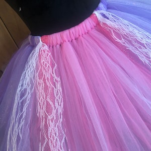 Rapunzel inspired tutu, adult, kids, plus size, running tutu image 2