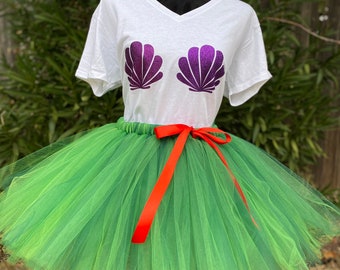 Mermaid inspired tutu, adult, kids, plus size, running tutu