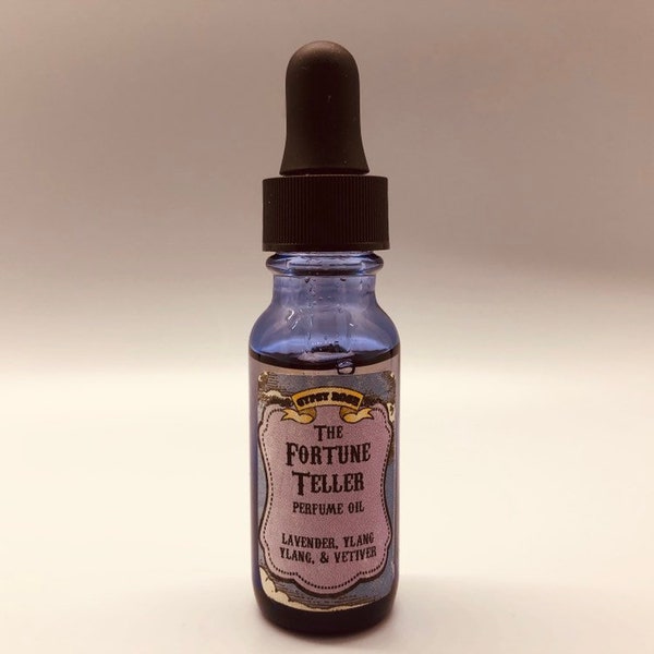 Fortune Teller Perfume Oil Lavender Ylang Ylang Vetiver  -