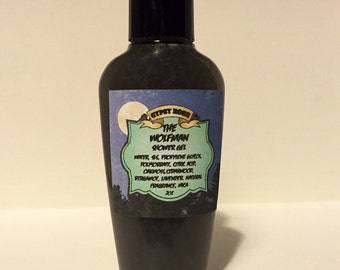 Wolfman Cedarwood Oakmoss Lavender Bergamot Shower Gel Handmade Soap -