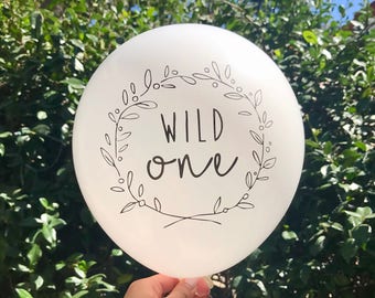 Wild One Birthday Balloons First Birthday Balloons Wild One Balloons First Birthday Decors Wild One Birthday Party Decors Wild One Party