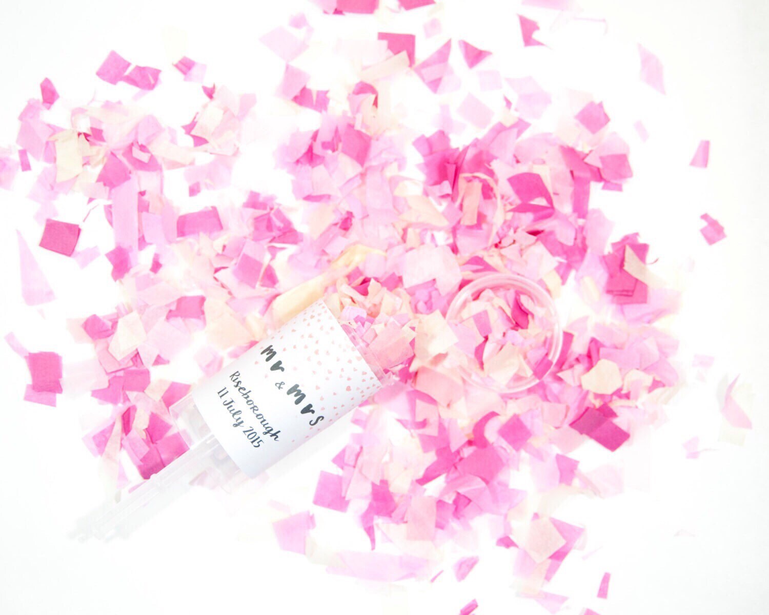 Custom Confetti Push Pop/ Wedding Confetti Poppers/ Wedding Etsy