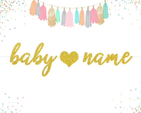 custom baby shower banners custom baby name banner welcome etsy welcome baby banners