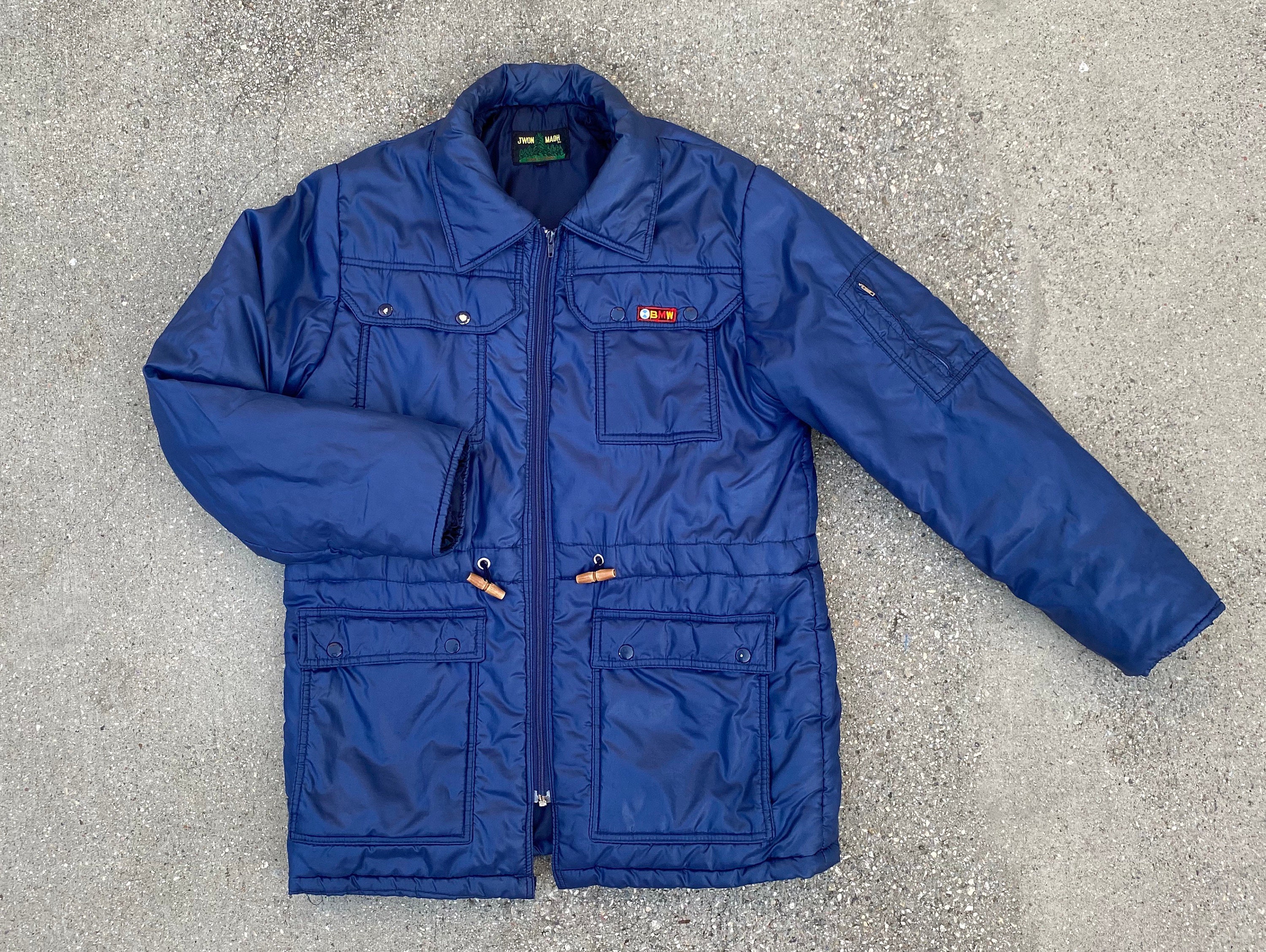 Vintage BMW Bubble Jacket Sz. L Etsy