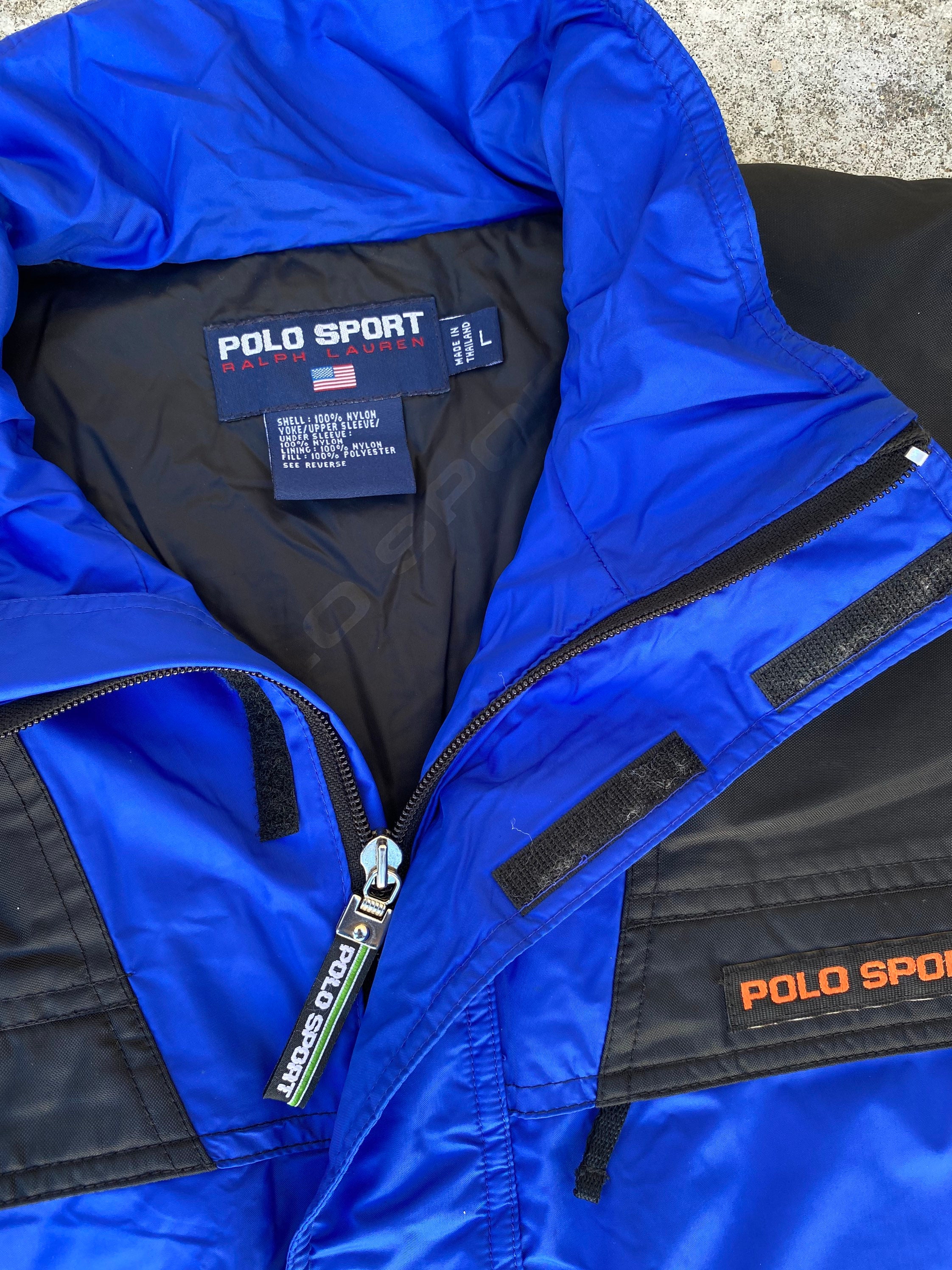 Vintage Polo Sport Jacket Sz. L - Etsy Vintage Polo Sport Jacket Sz. L - Etsy