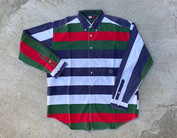 shirt tommy hilfiger color block