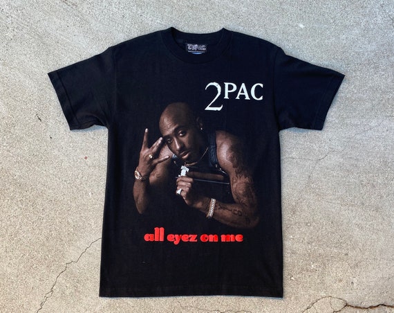 Deadstock 2pac “all Eyez on Me” Rap Tee Sz. S - Etsy