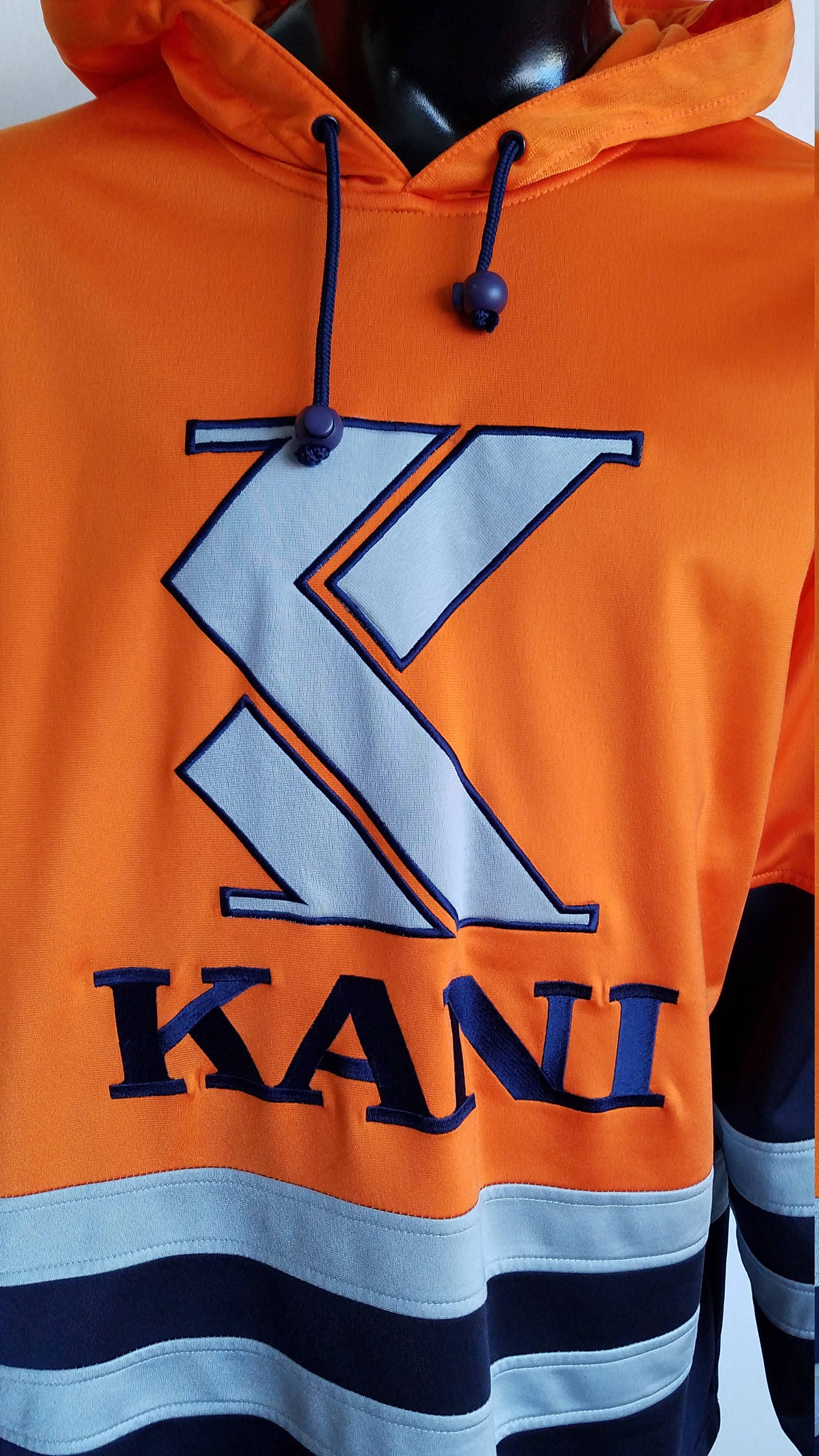 karl kani orange hoodie