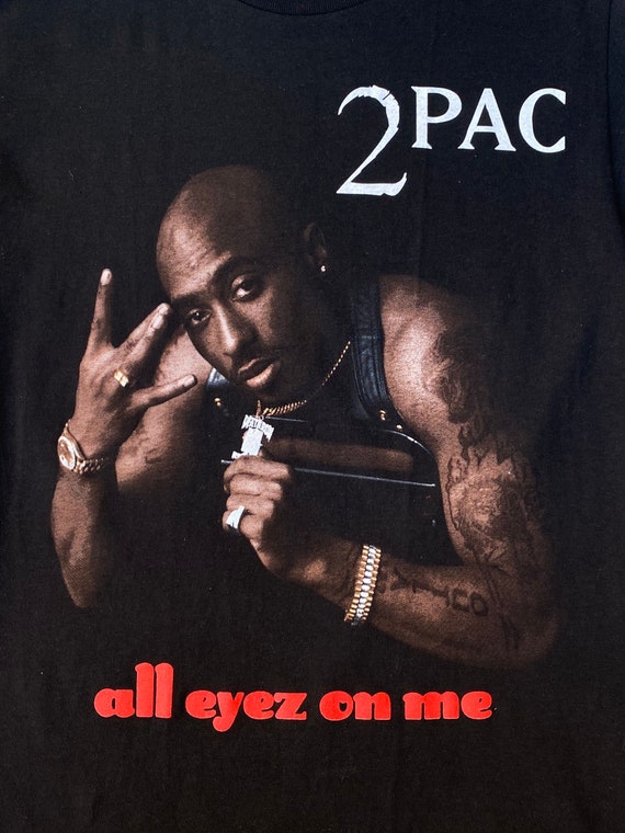 Deadstock 2pac “all Eyez on Me” Rap Tee Sz. S - Etsy