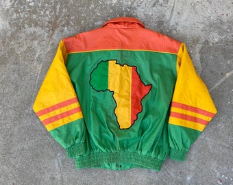 Vintage Steve & Barry’s Africa Bomber Jacket Sz. XL