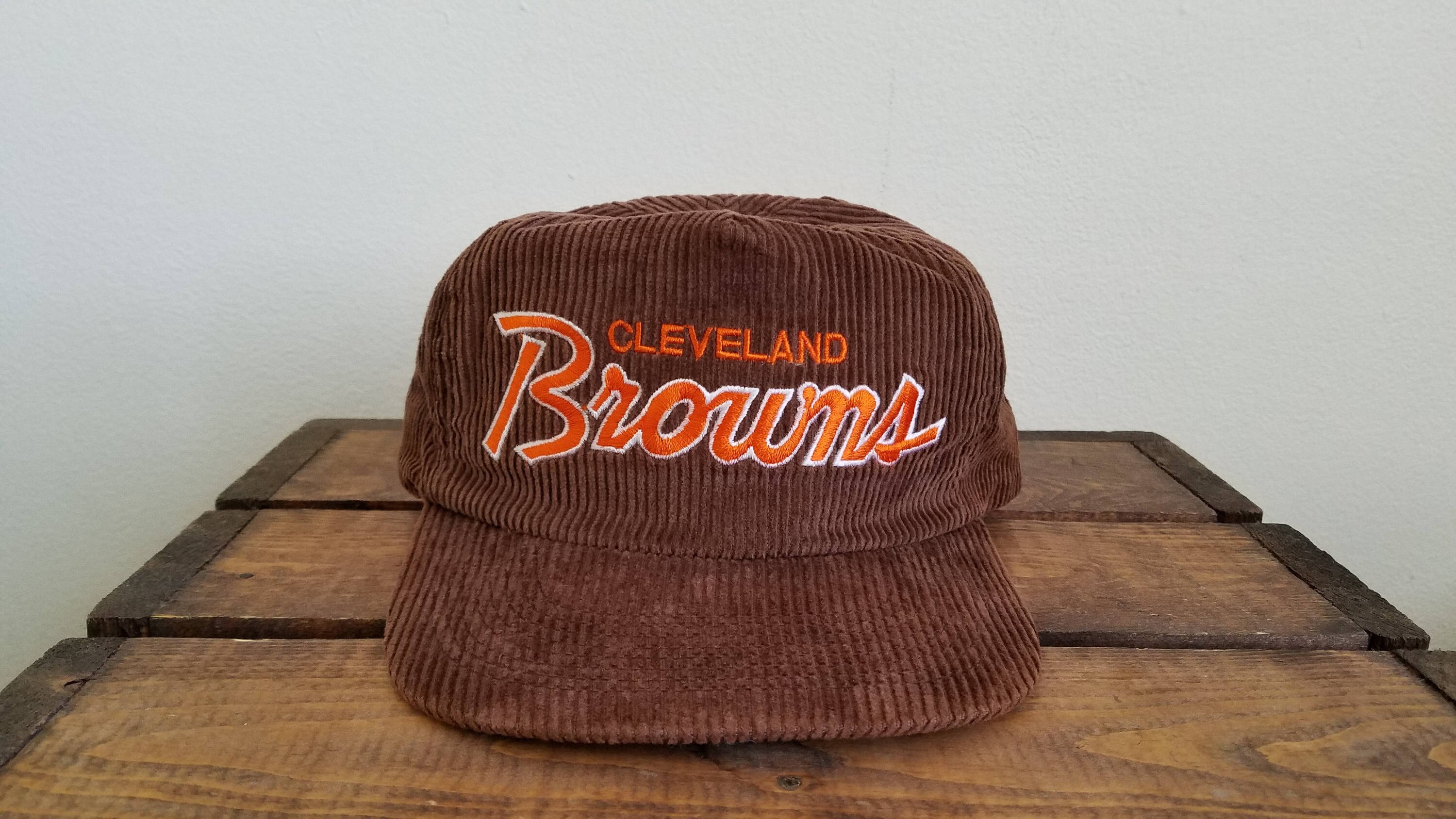 vintage browns hat