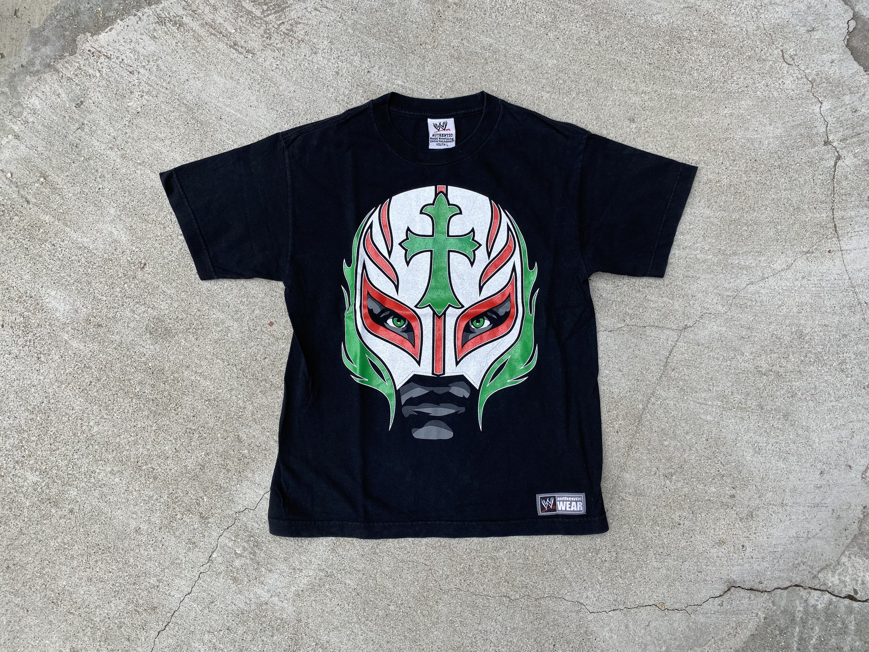 2008 WWE/ ミステリオ 総柄 レスリング Tシャツ Rey mysterio t shirt - Etsy 日本