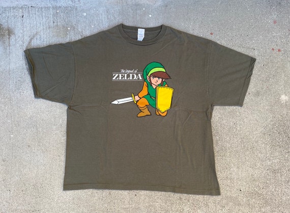 The Legend of Zelda - PixelRetro Video Game T-shirt - Link - Retro Nes