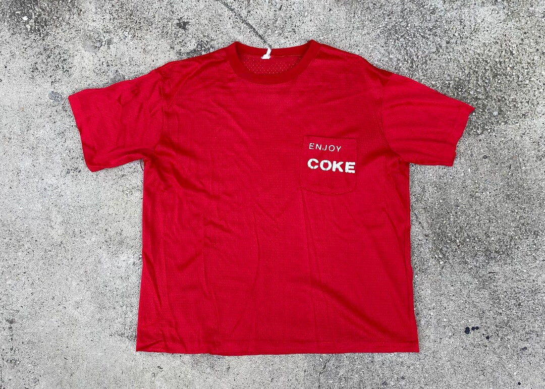 Vintage Coca-Cola Cycling Shirt Jersey GiGi Design Size L