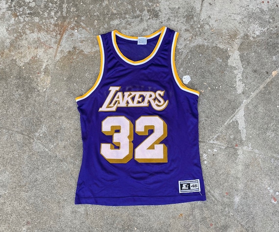 80's Magic Johnson Los Angeles Lakers NBA Practice Jersey Size Medium –  Rare VNTG