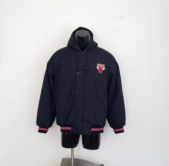 Vintage Chicago Bulls Starter Jacket Sz L Etsy