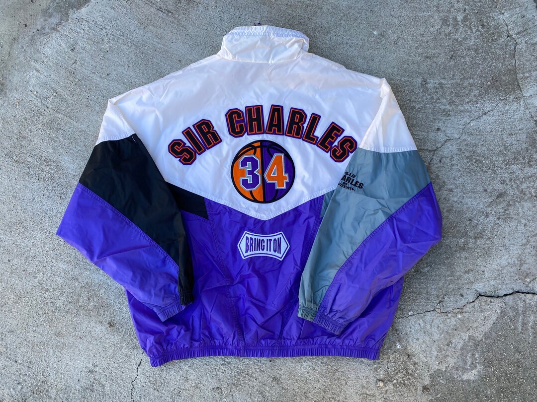 Vintage Nike Charles Barkley “sir Charles” Windbreaker Sz XL - Etsy