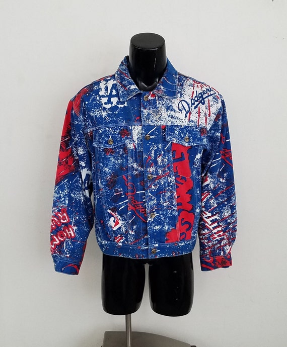 dodgers jean jacket
