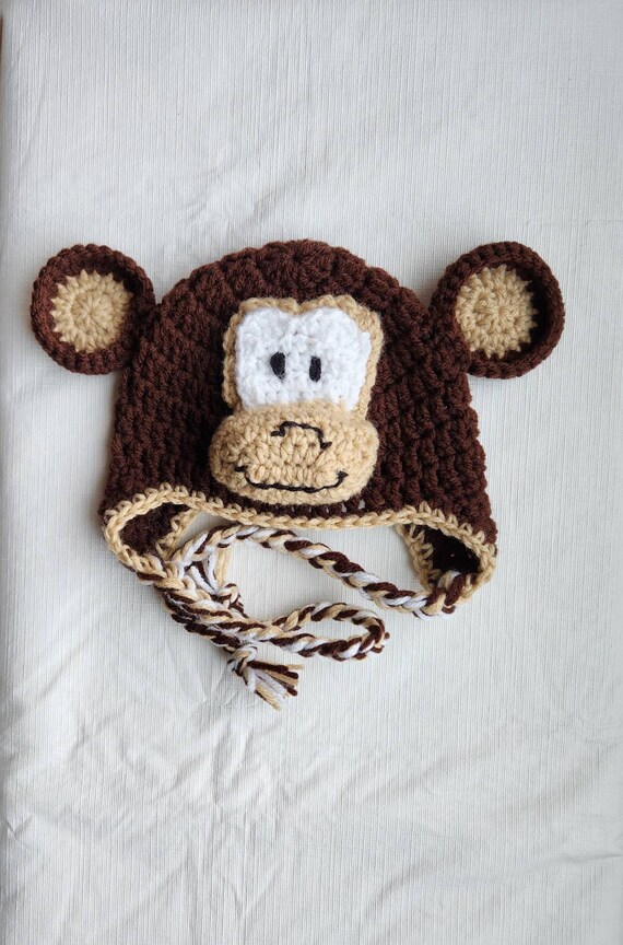 Crochet shop monkey hat