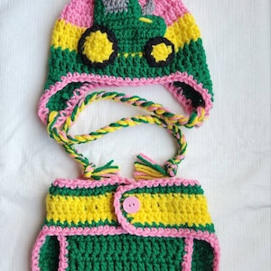 Baby girl John Deere outfit