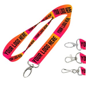 Bulk Custom Logo Lanyard, Custom Lanyard Id Holders, Double Sided Printing, Wholesale Custom Print Logo, Custom  Breakaway Lanyards