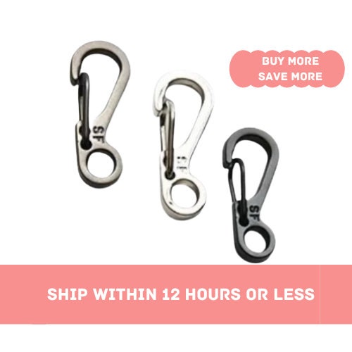 10PCS Mini SF Spring Backpack Clasps & Climbing Carabiners