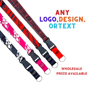 Custom Lanyard, Personalized Lanyards, Badge Holder Lanyard, Fully Customized Lanyard,  Key Lanyard