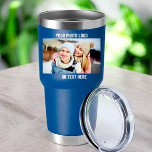 Custom Photo Tumbler, Insulated Tumblers Personalized, Photo Print Tumblers, Personalized 30oz Tumbler, Custom Photo Tumbler Print