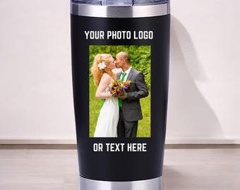 Custom Photo Tumbler, Personalized Photo Tumbler, 20oz Tumbler Stainless Steel Vacuum Insulated