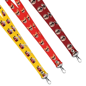 Custom Photo Lanyard, Breakaway lanyard, Personalized Neck Lanyard, Custom Photo Lanyard, Photo Print Lanyard, Custom Lanyard With Photo