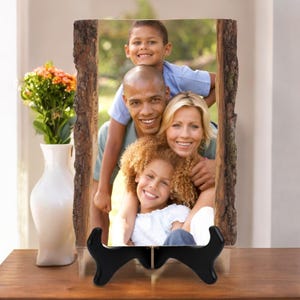 Custom Photo On Wood, Large Wood Photo Frame , Photo On wood, Wood photo Gift, Perfect Gift For Christmas, Wedding Gift, Anniversarry Gift