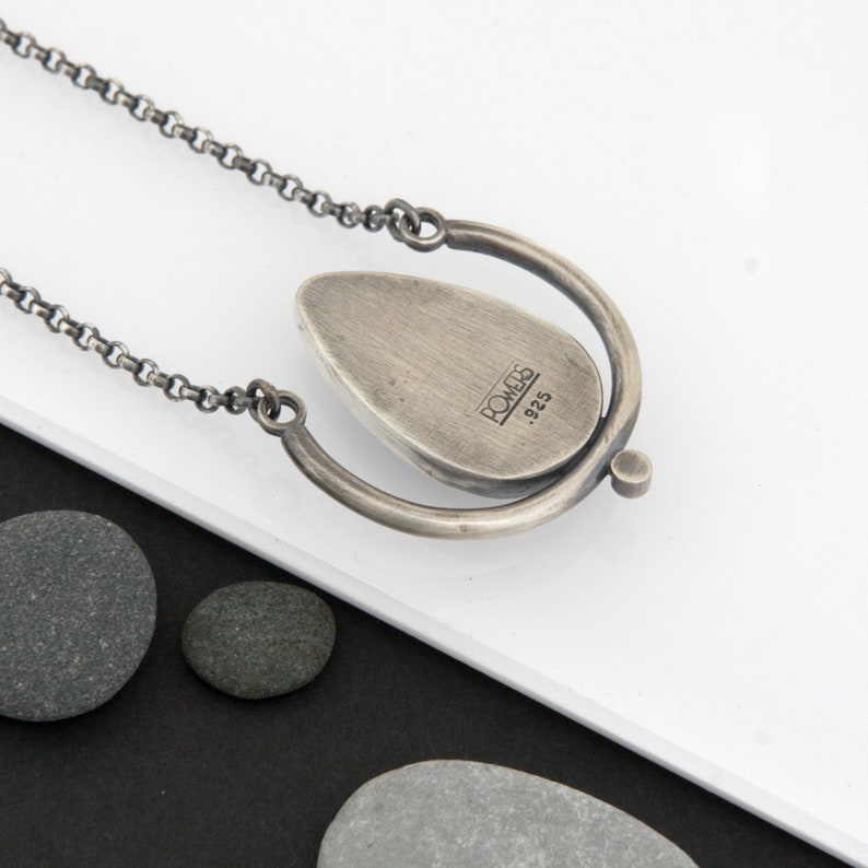 Yankee Necklace Oolite and Sterling Silver
