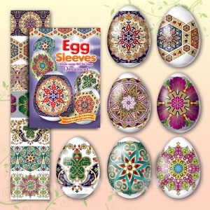 Ornament #19 Egg Sleeves  Shrink Wraps Egg Sleeves  Egg Sticker Nowruz Egg, Persian New Year Norooz Egg