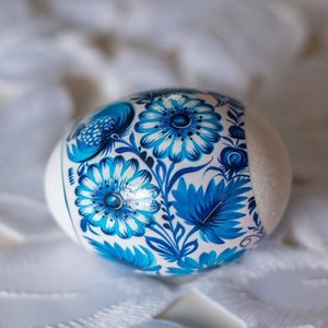 Sky Blue 21 Egg Sleeves Pysanka Nowruz Wraps Egg Decoration image 3