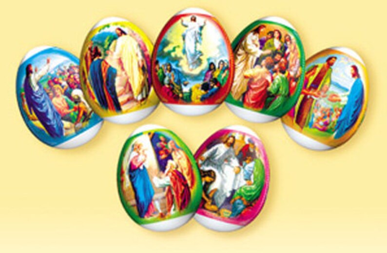 Biblical 17 Easter Egg Sleeves Pysanka Shrink Wraps Egg Etsy Canada