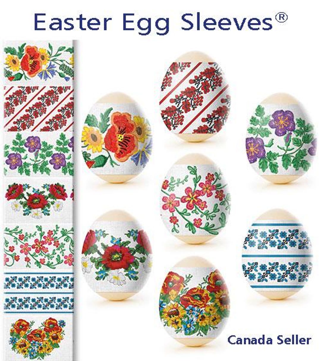 Wrapables Easter Egg Wraps Thermo Shrink Sleeves