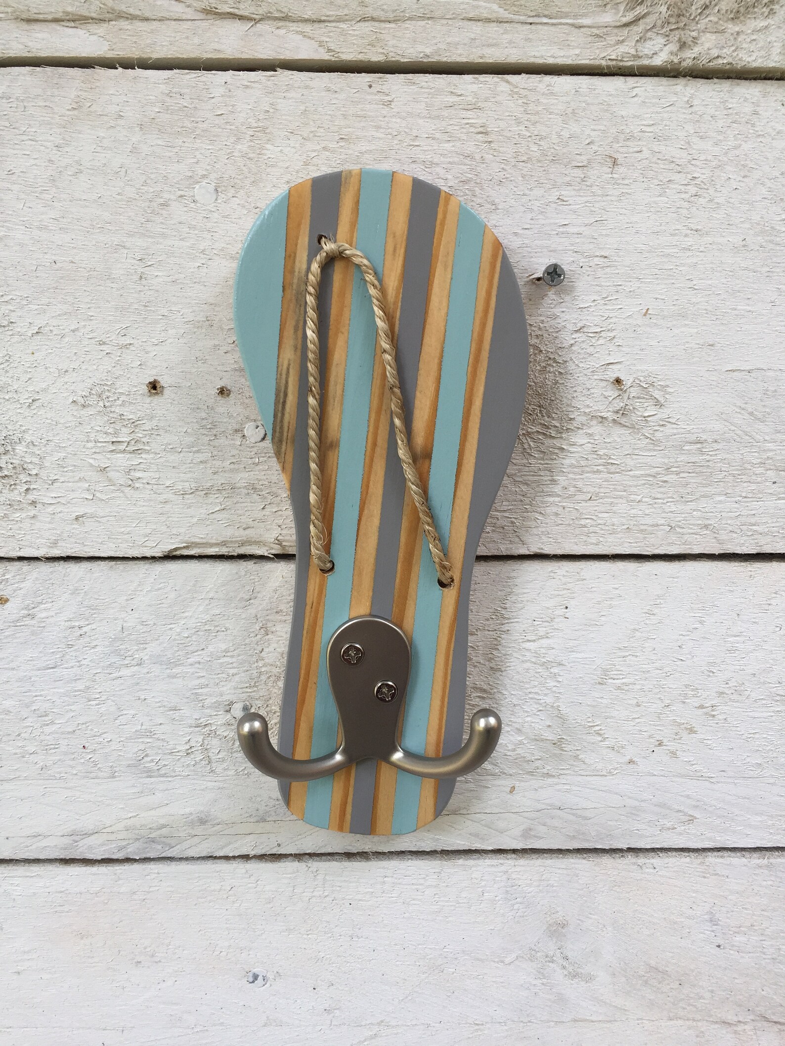 Beach Towel Hooks Outdoor Towel Rack Lake Bathroom Decor Etsy