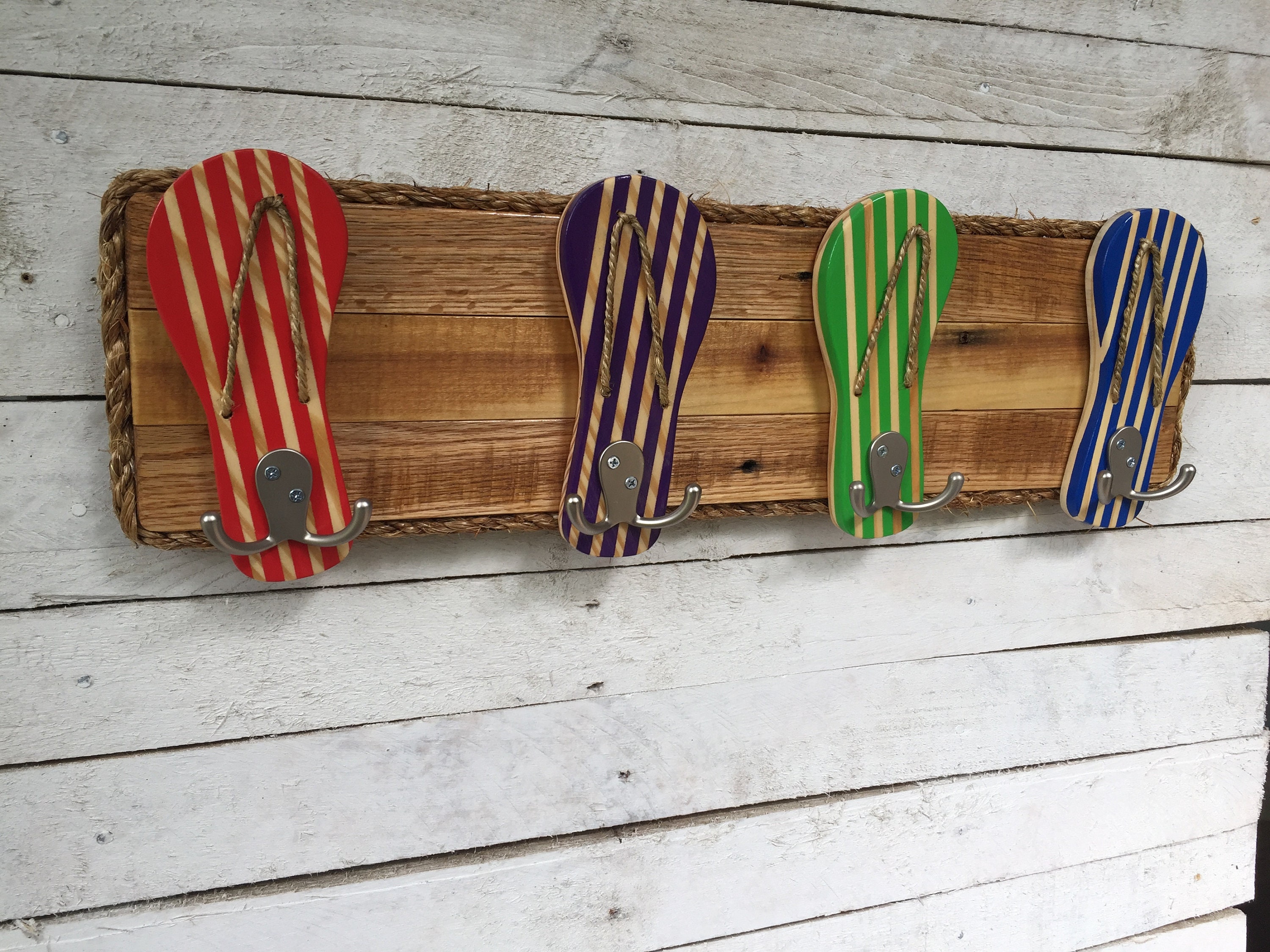 Outdoor Towel Rack Beach Towel Hooks Lake House Decor Etsy