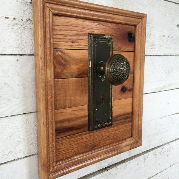 Unique Towel Rack, Door Knob Wall Hook, Farmhouse Bathroom Towel Hooks, Rustic Entryway Coat Rack