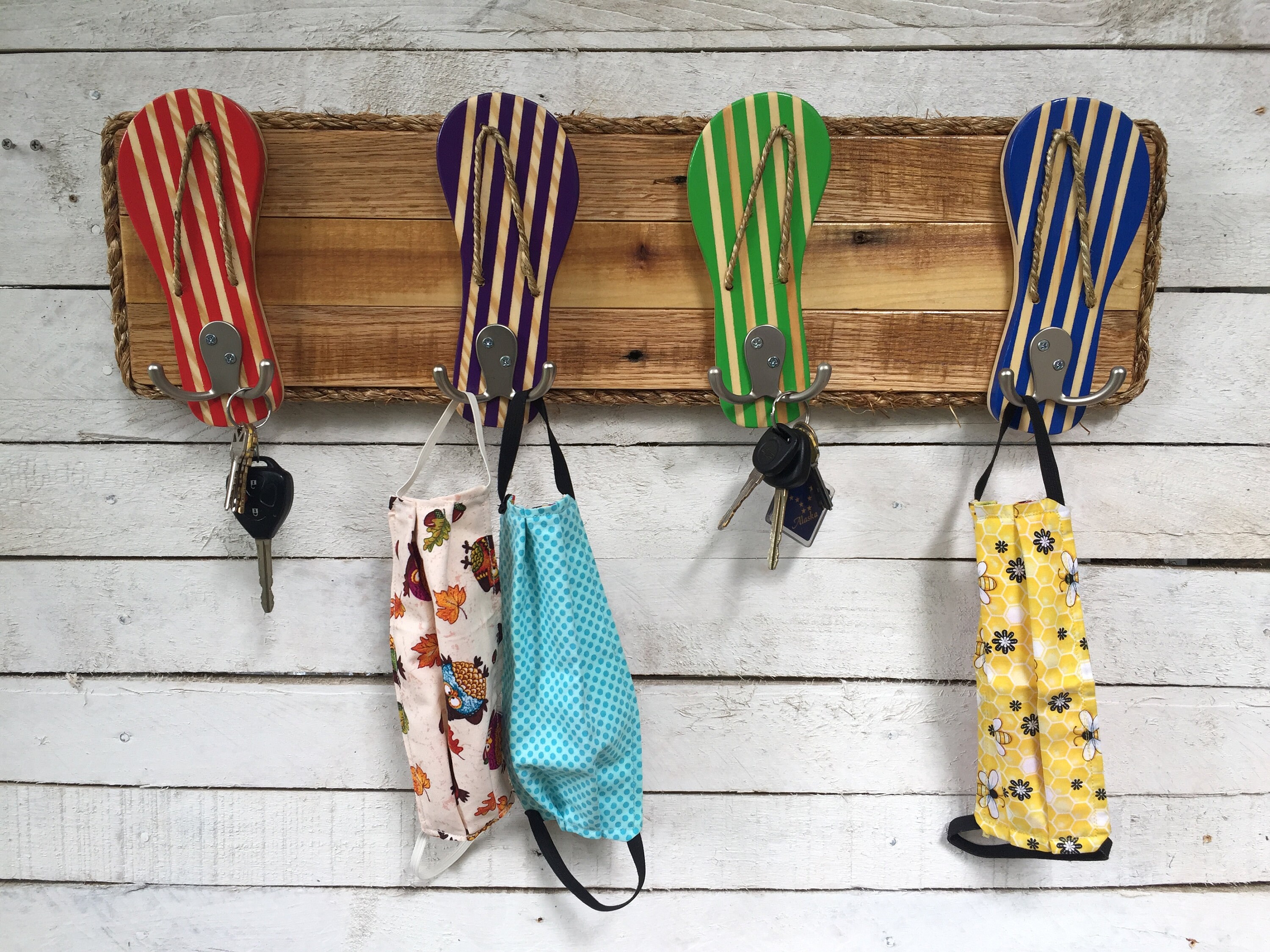 Outdoor Towel Rack Beach Towel Hooks Lake House Decor Etsy