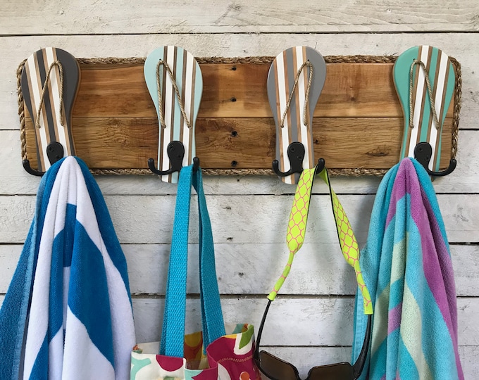 Hot Tub Towel Rack Beach Towel Hooks Outdoor Beach Decor Etsy