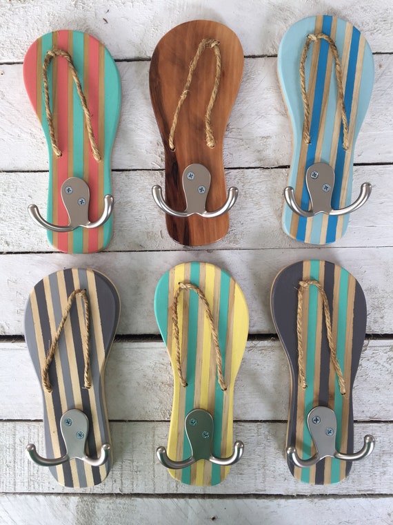 Beach Towel Hooks Outdoor Towel Rack Lake House Decor Dog Leash Holder Etsy