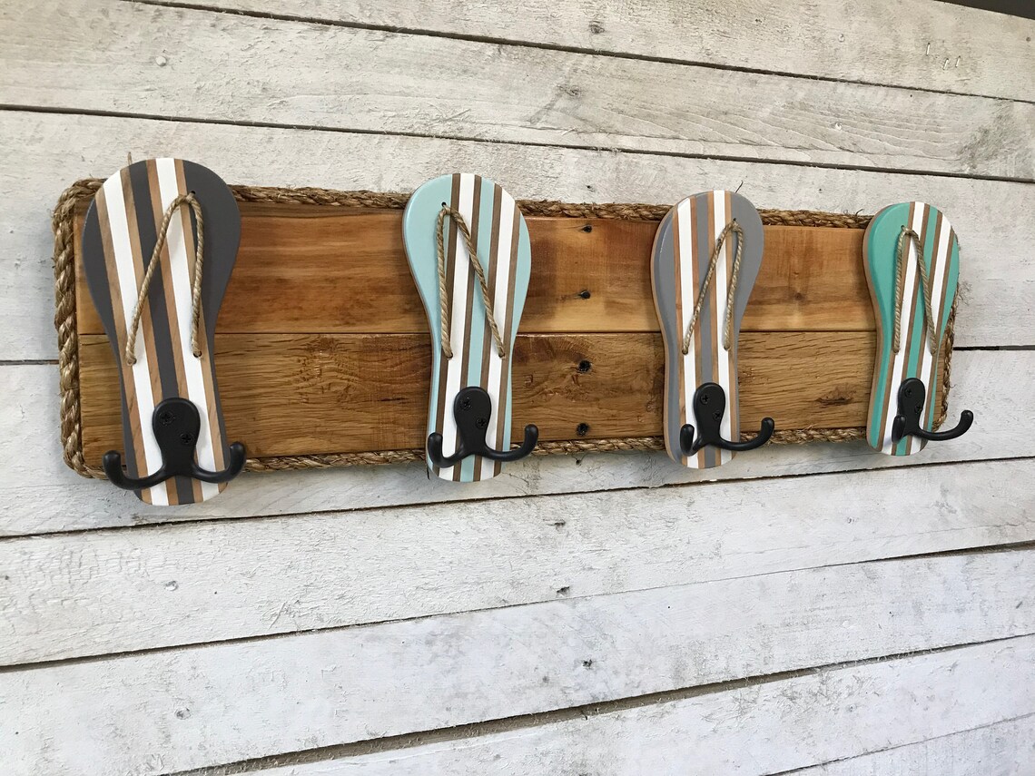 Hot Tub Towel Rack Beach Towel Hooks Lake House Decor Etsy