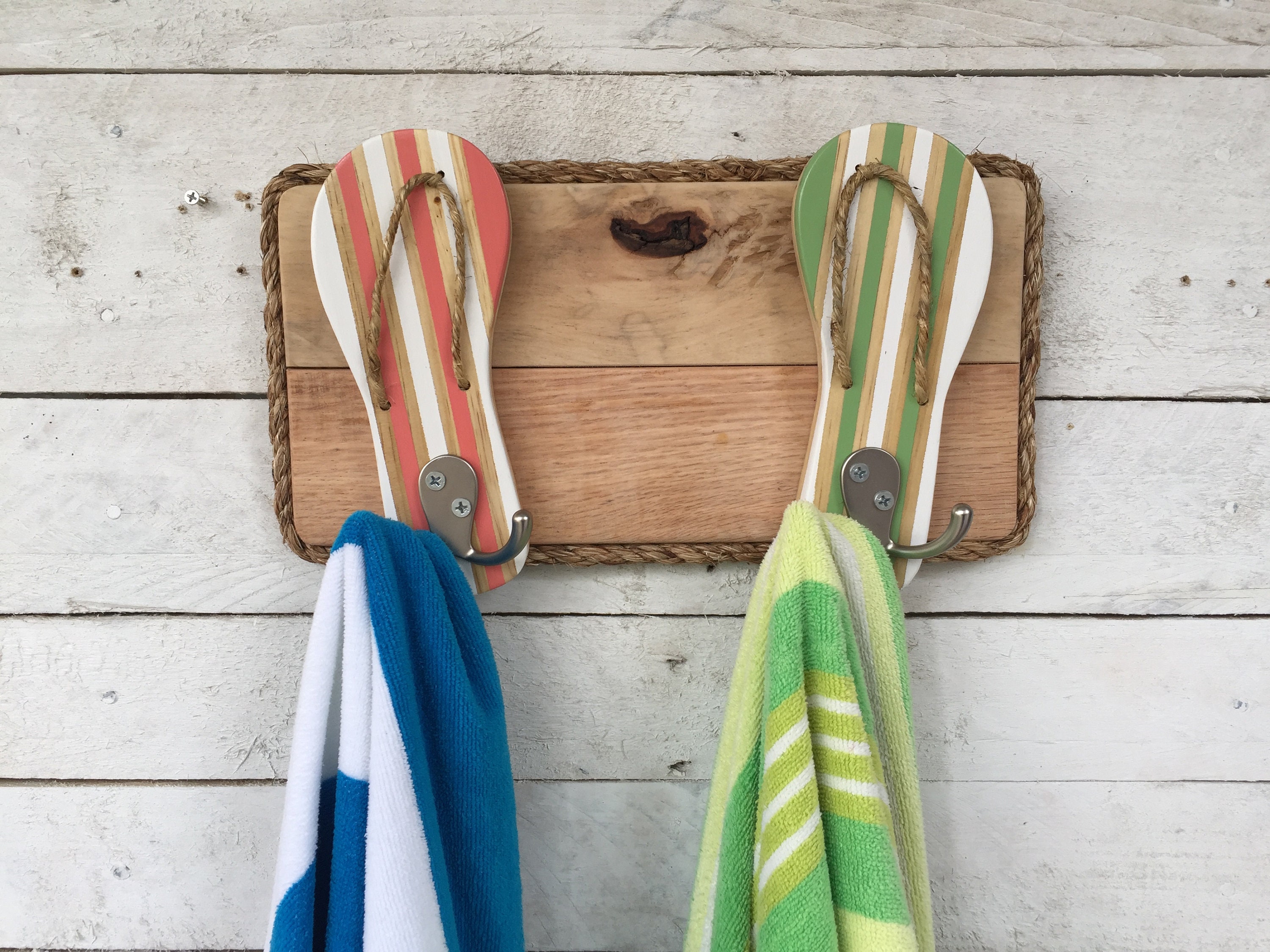 Outdoor Beach Decor Pool Towel Rack Beach Towel Holder Etsy