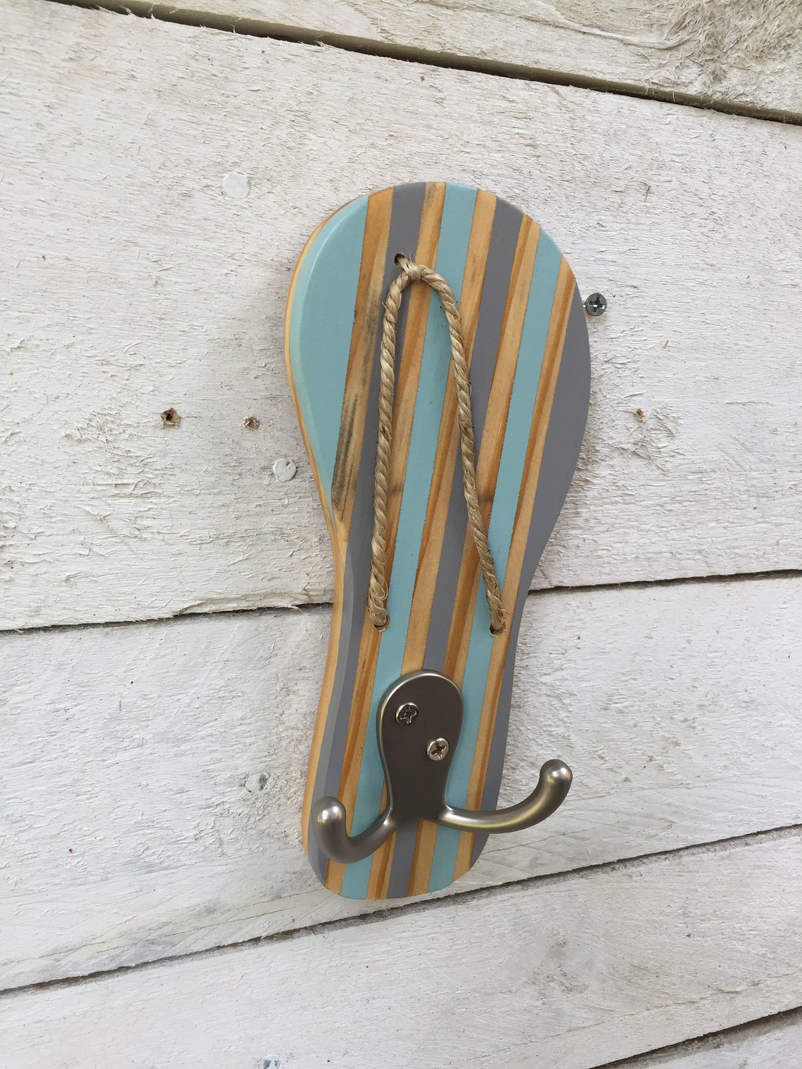 Beach Towel Hooks Outdoor Towel Rack Lake Bathroom Decor Etsy