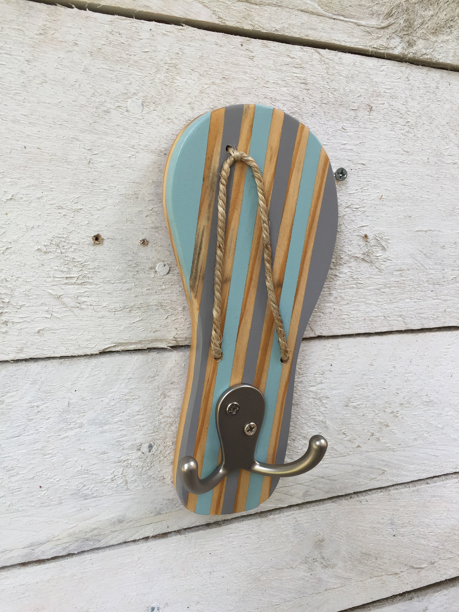 Beach Towel Hooks Outdoor Towel Rack Lake Bathroom Decor Etsy