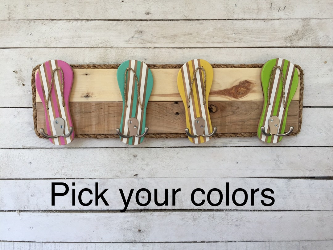 Beach Towel Hooks Outdoor Beach Decor Pool Towel Rack PICK Etsy