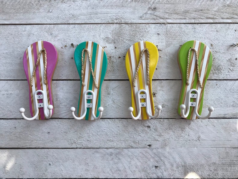 Pool Towel Hooks Rainbow Wall Decor Outdoor Towel Rack Etsy