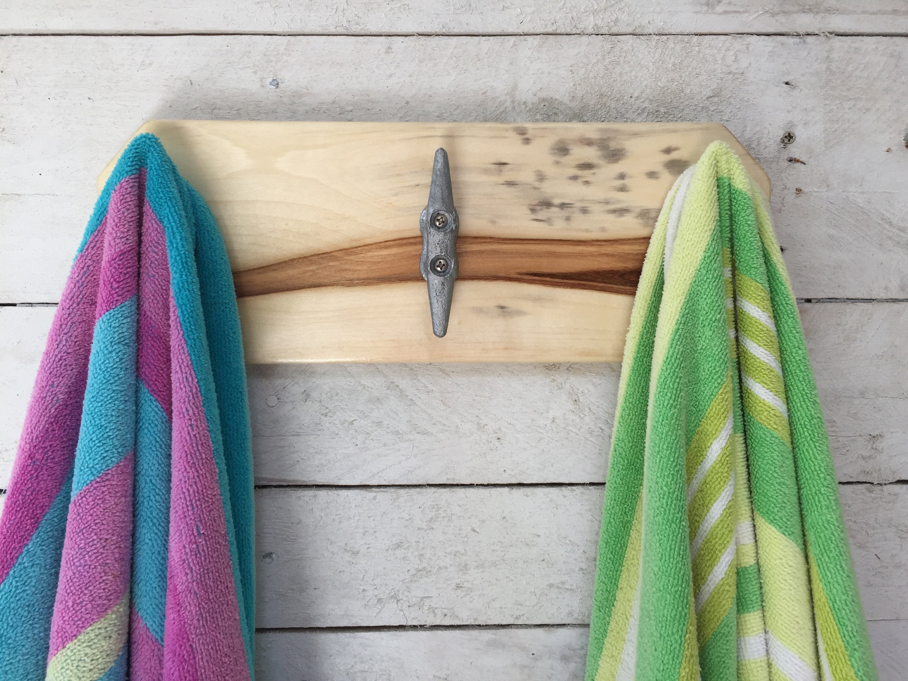 Outdoor Shower Hooks Pool Towel Rack Lake House Decor Etsy