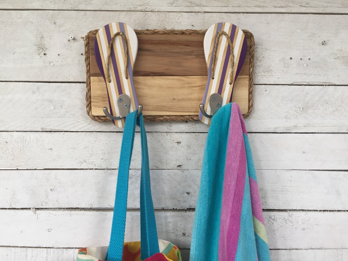 Outdoor Shower Hooks Pool Towel Rack Lake House Decor Etsy